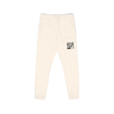 Cream Graphic Sweatpants – "We Are All We Have" Casual Fleece Joggers