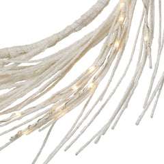 24 Inch LED Paper Wreath Decor