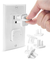 10-Pack Baby Proof Outlet Covers – 3-Prong Safe