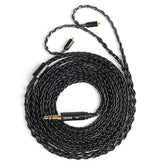 2M MMCX Earphone Cable – 3.5mm Black (KBEAR)