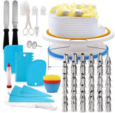 106pcs Cake Decorating Kit with Turntable
