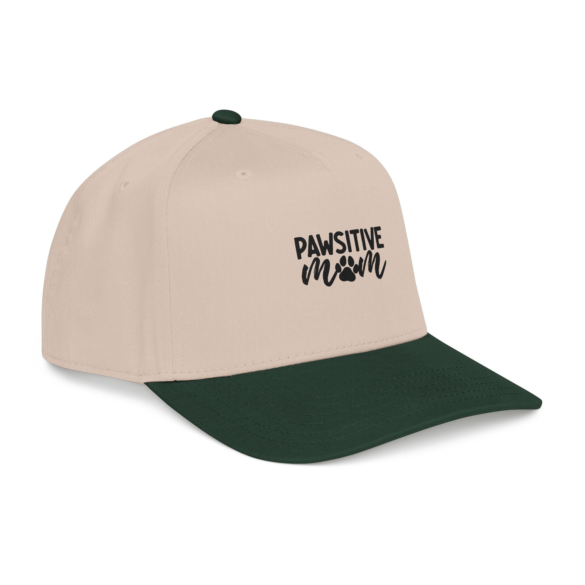 Pawsitive Mom Baseball Cap — Embroidered Dog Mom Hat
