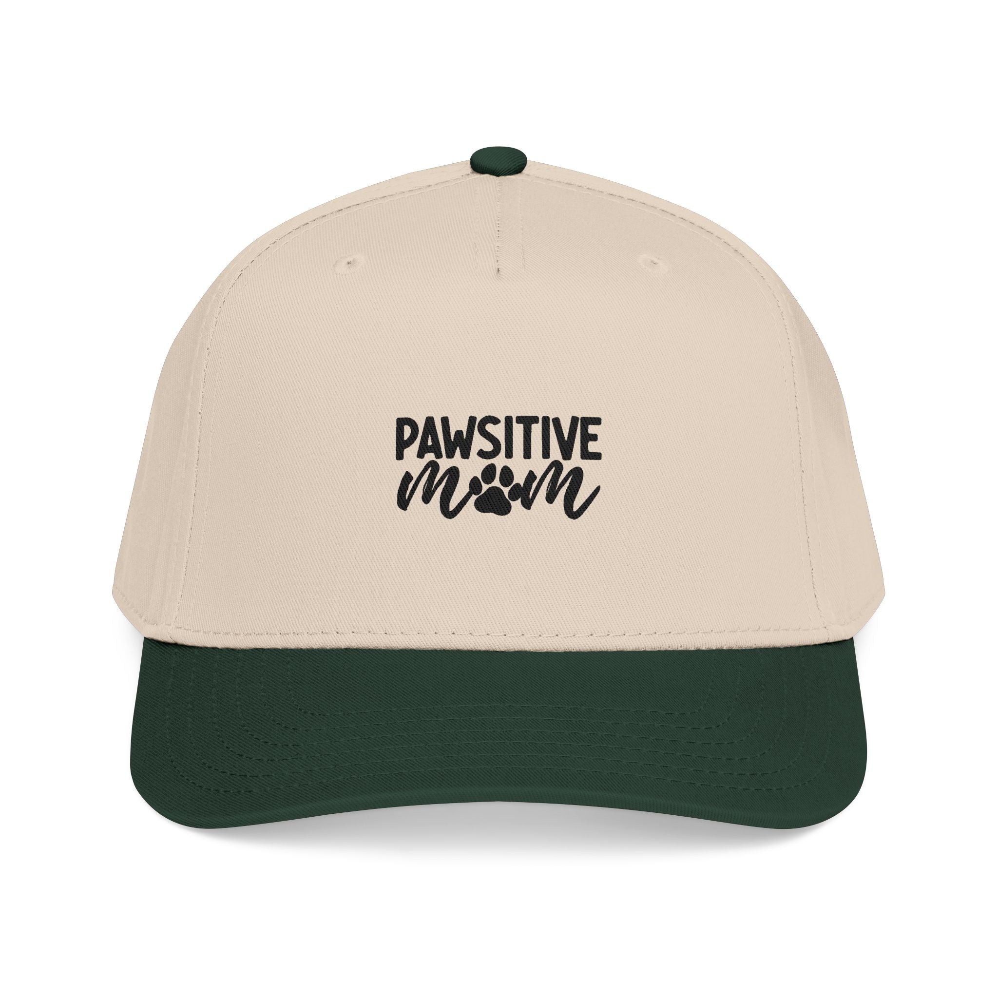 Pawsitive Mom Baseball Cap — Embroidered Dog Mom Hat