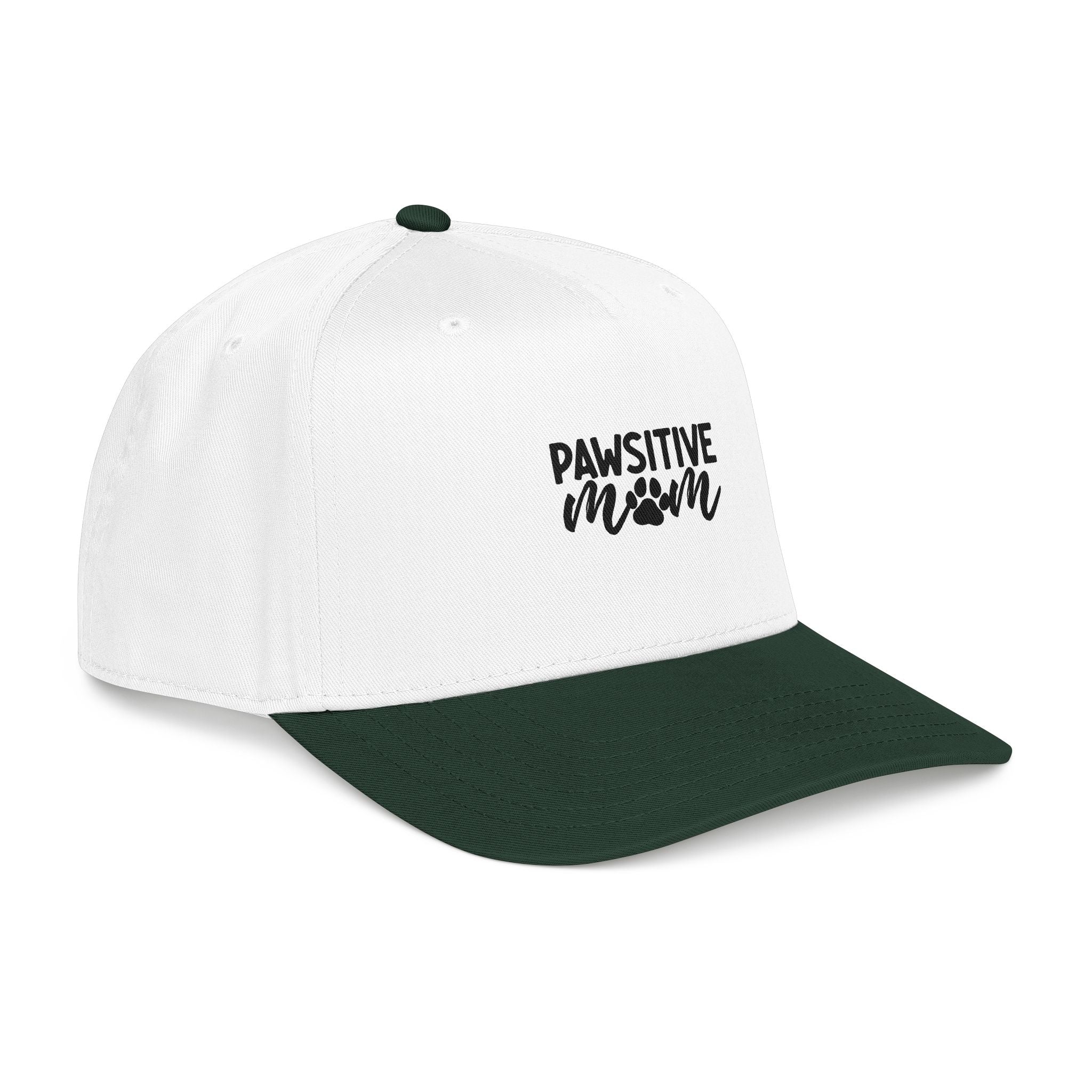 Pawsitive Mom Baseball Cap — Embroidered Dog Mom Hat