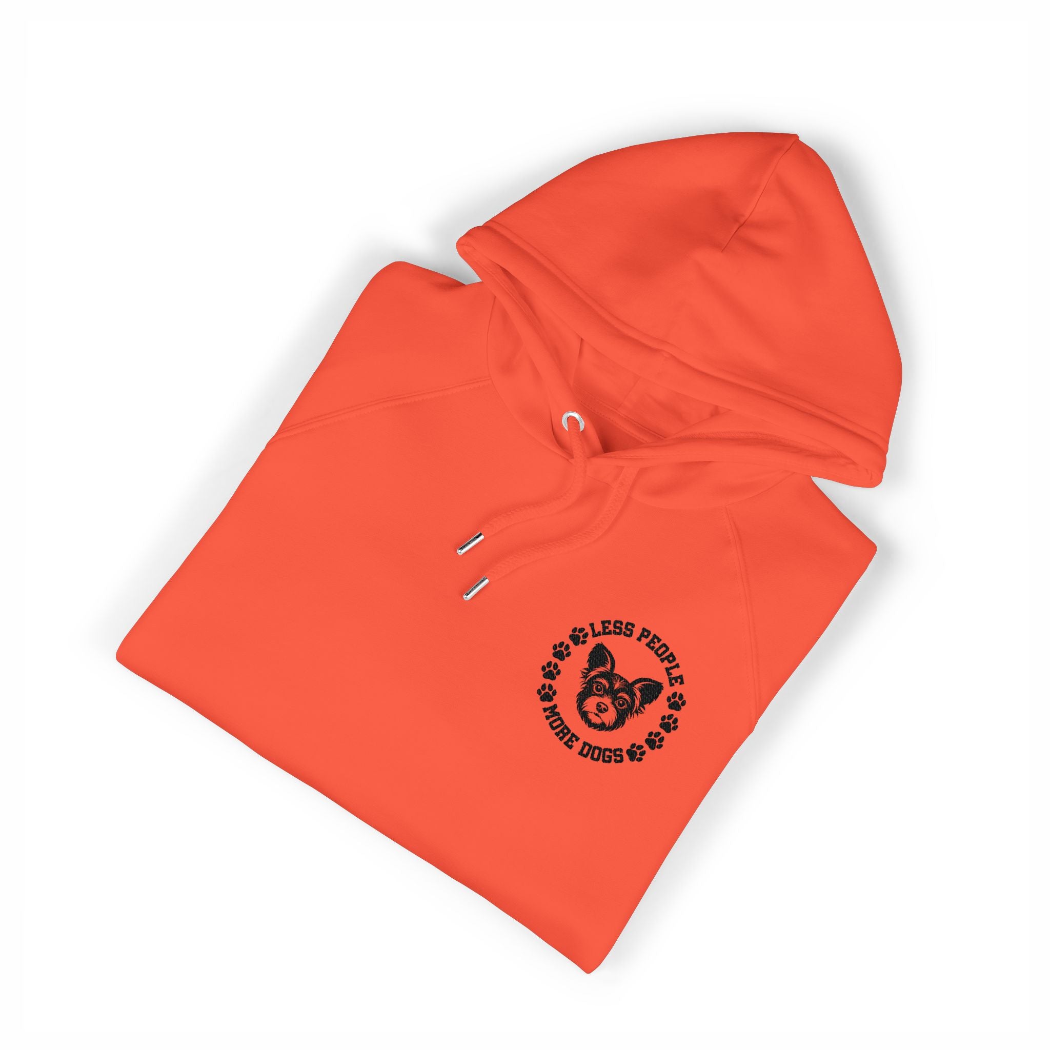 Embroidered Floral Heart Hoodie — Eco Raglan Pullover