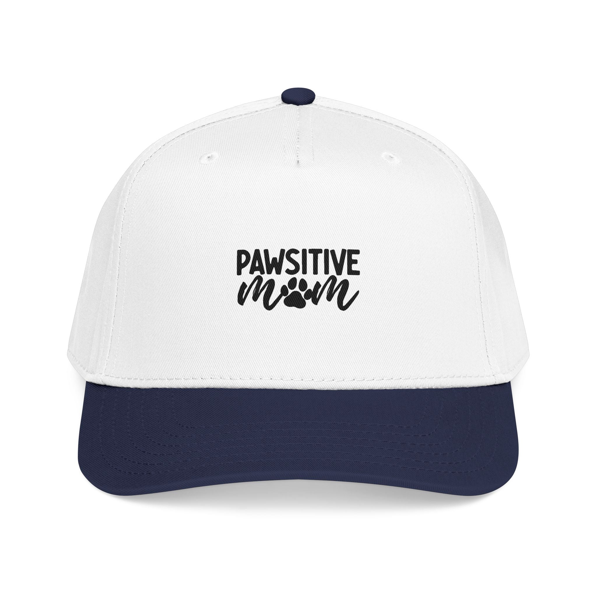 Pawsitive Mom Baseball Cap — Embroidered Dog Mom Hat