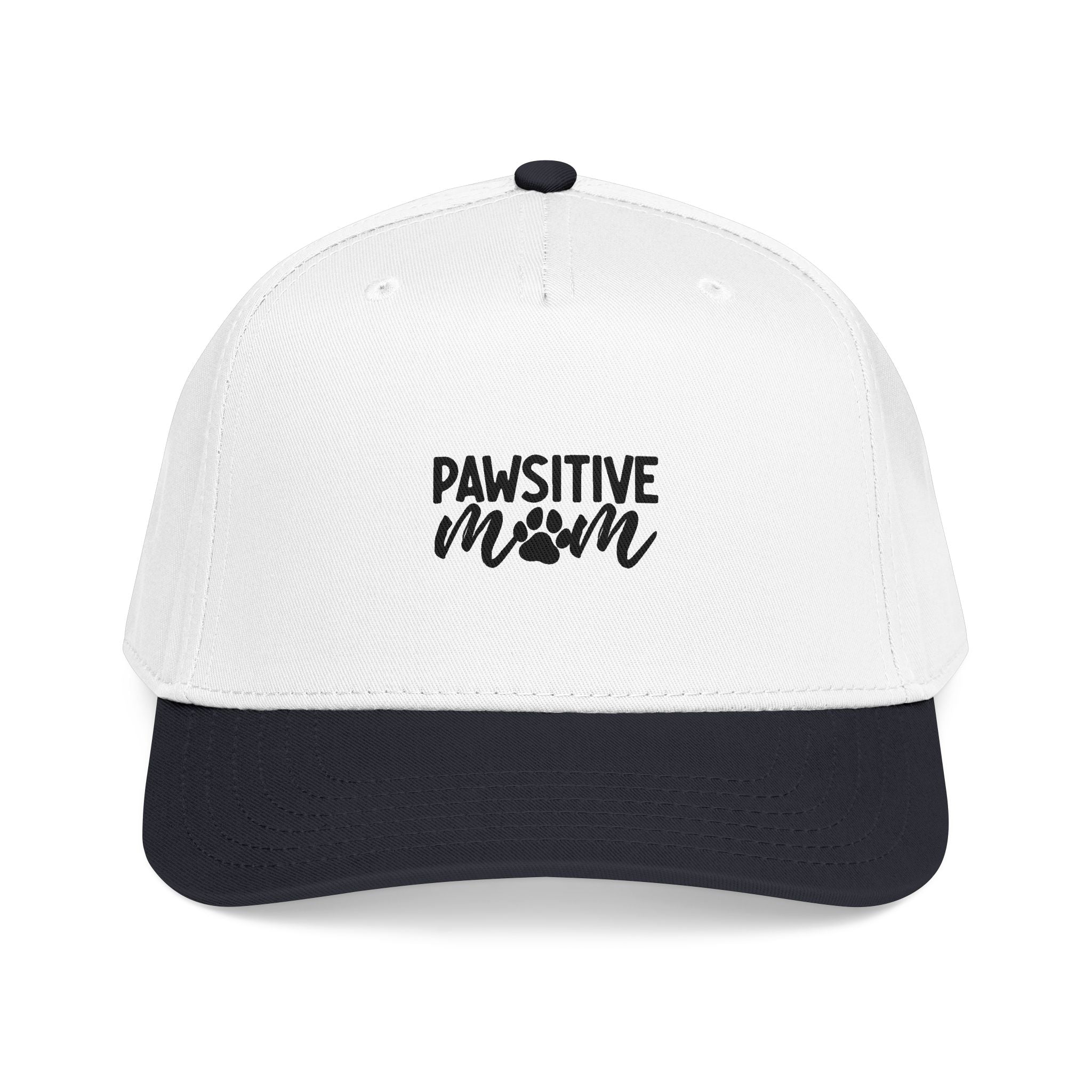 Pawsitive Mom Baseball Cap — Embroidered Dog Mom Hat