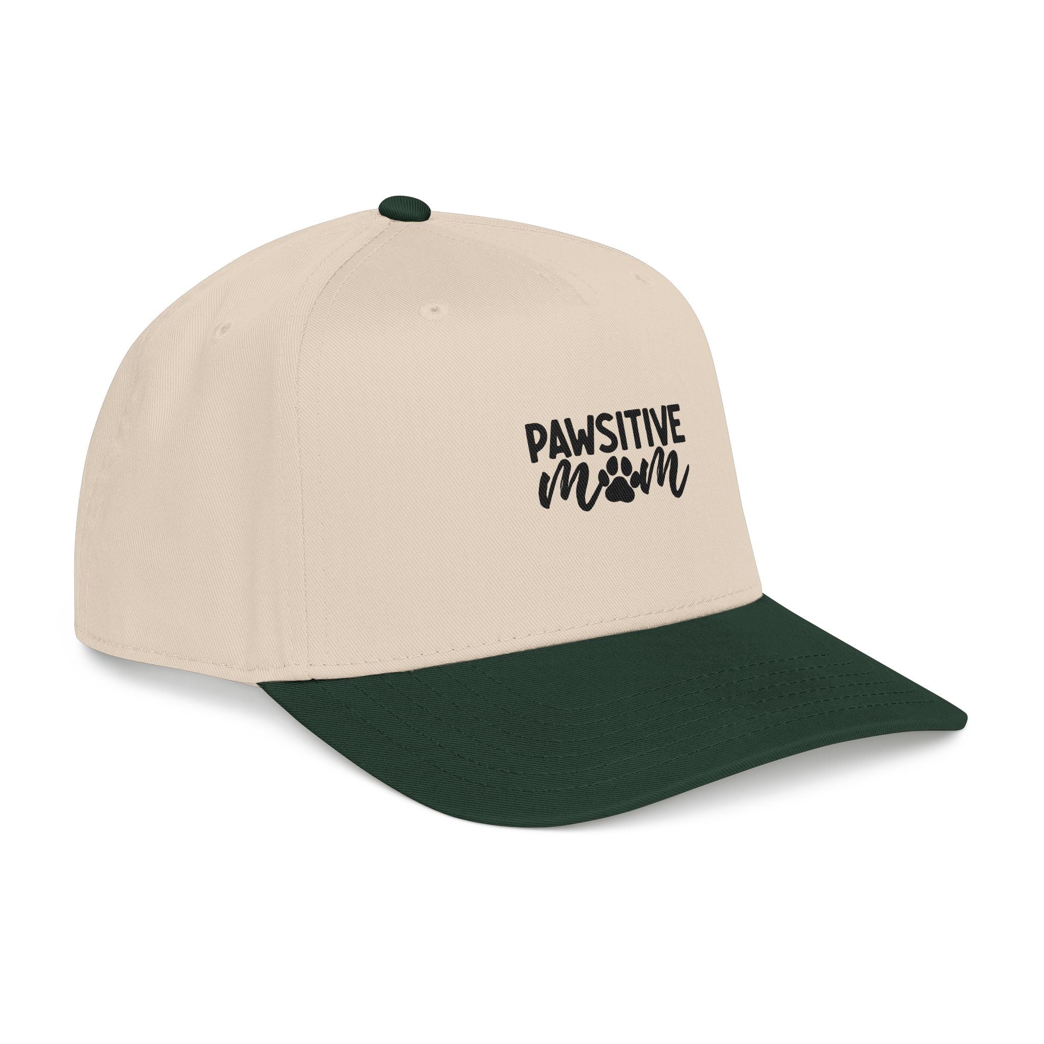 Pawsitive Mom Baseball Cap — Embroidered Dog Mom Hat