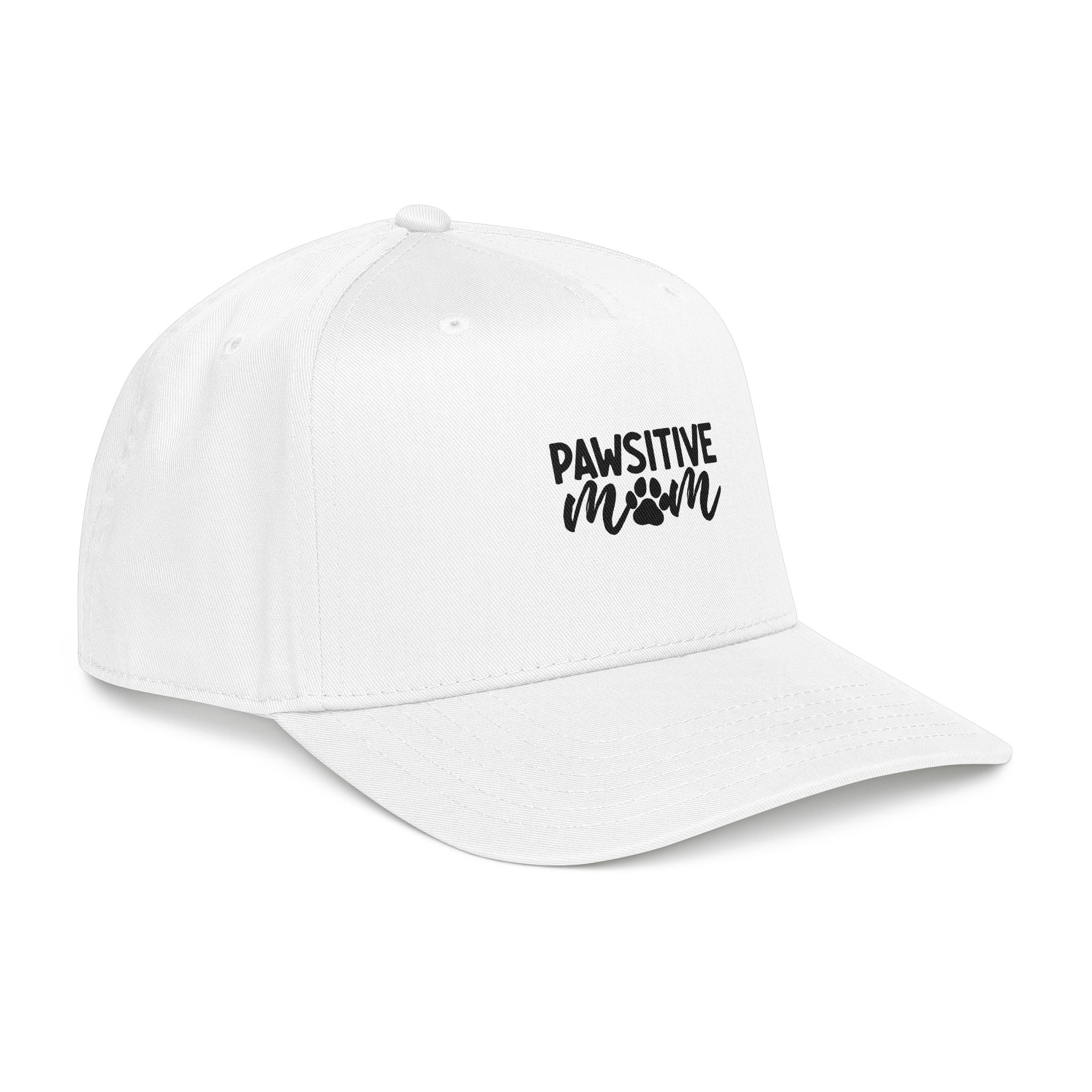 Pawsitive Mom Baseball Cap — Embroidered Dog Mom Hat