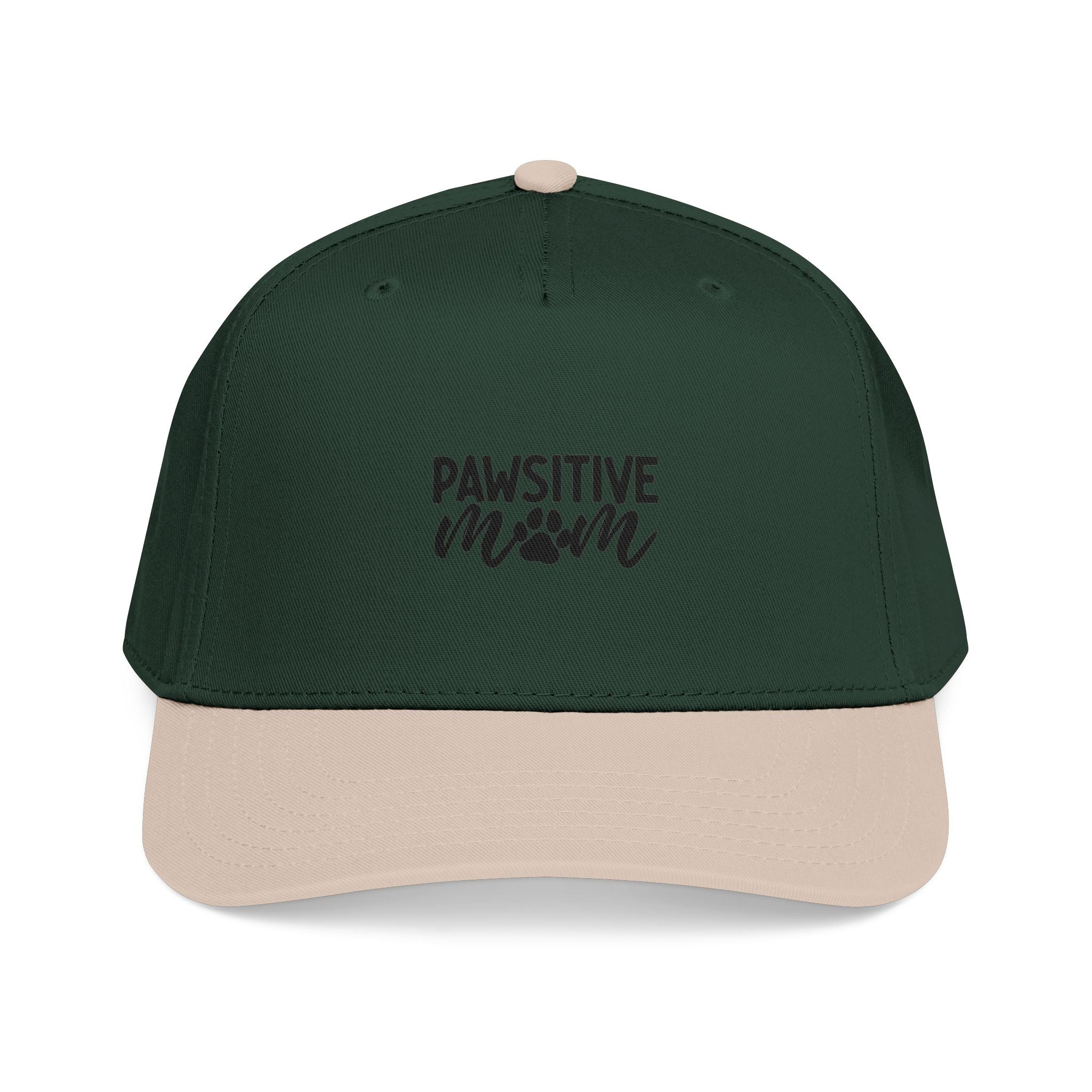 Pawsitive Mom Baseball Cap — Embroidered Dog Mom Hat