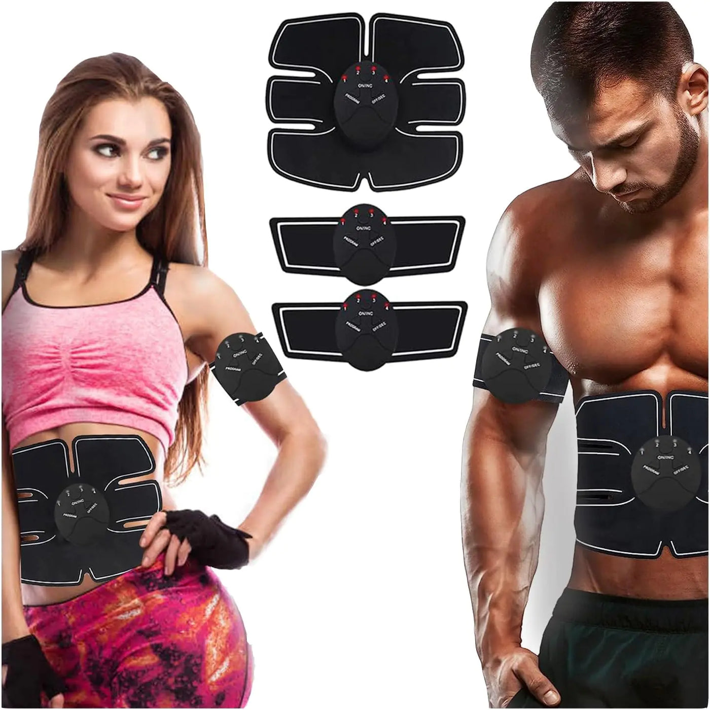Tschenhao EMS Ab Belt – Muscle Trainer, Large Size