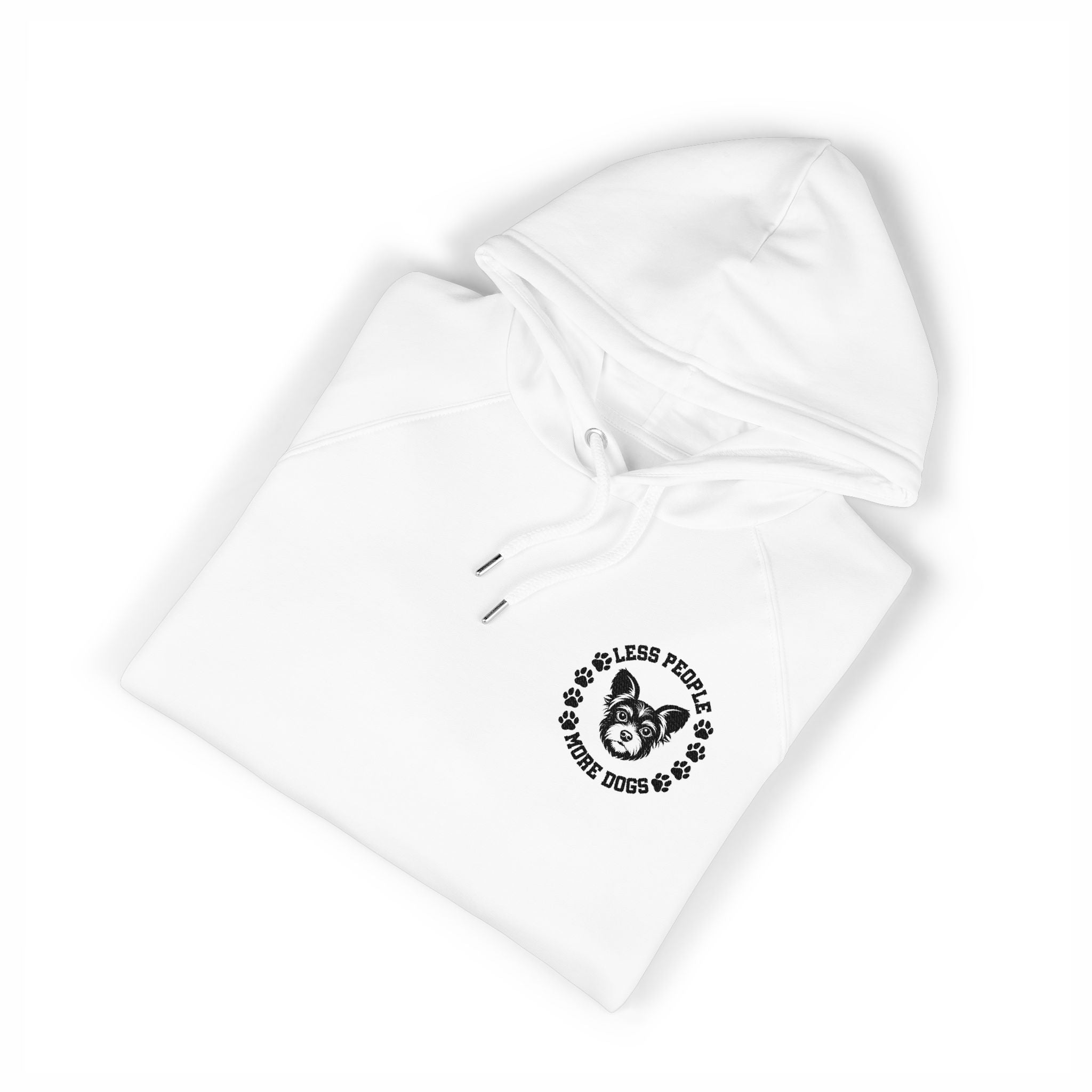 Embroidered Floral Heart Hoodie — Eco Raglan Pullover