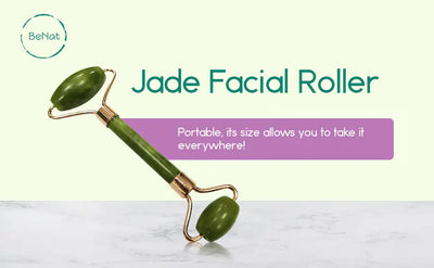 Jade Facial Roller for Skin Massage & Glow