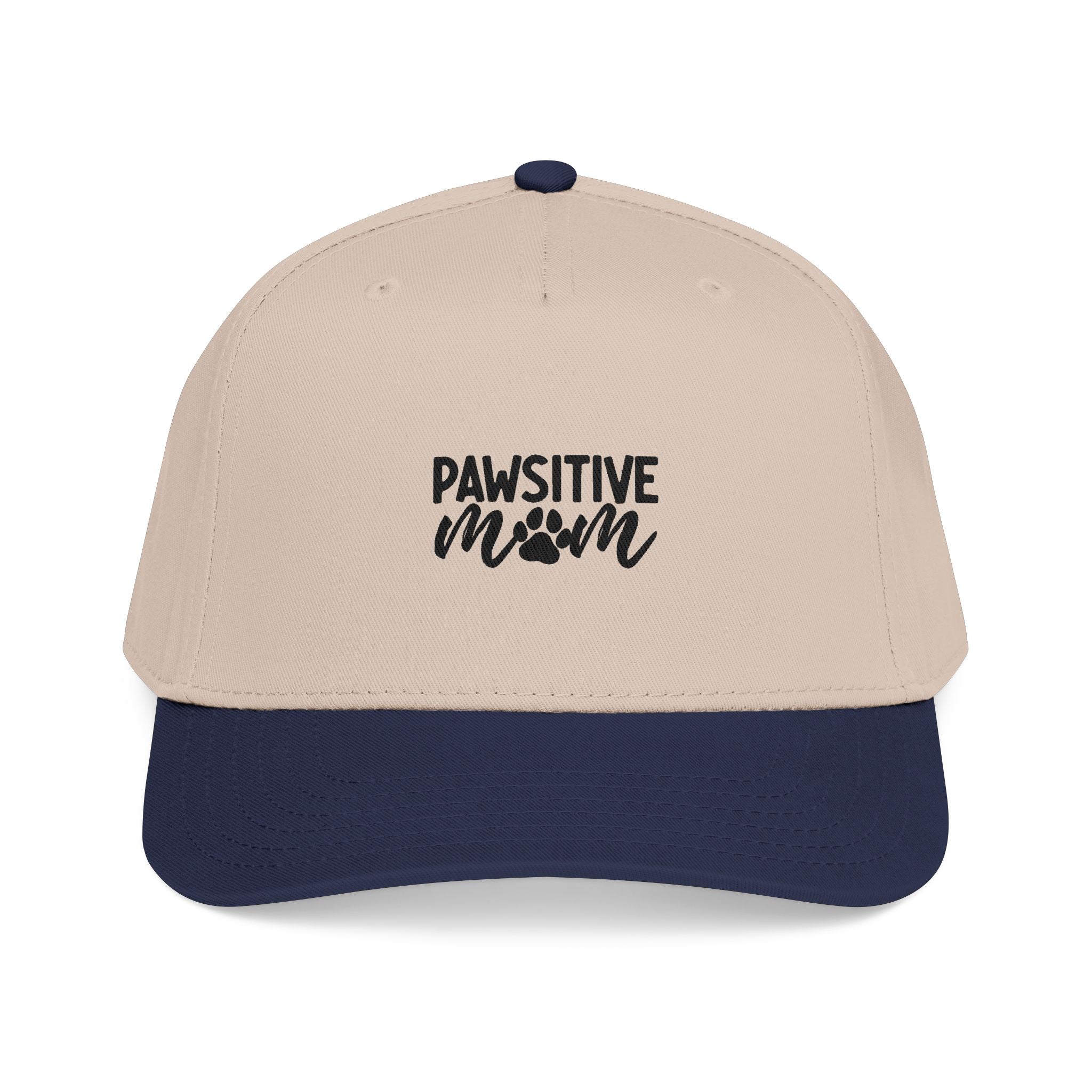 Pawsitive Mom Baseball Cap — Embroidered Dog Mom Hat