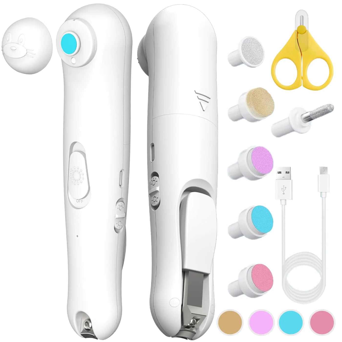NexusSmash Safe Electric Nail Clipper w/LED