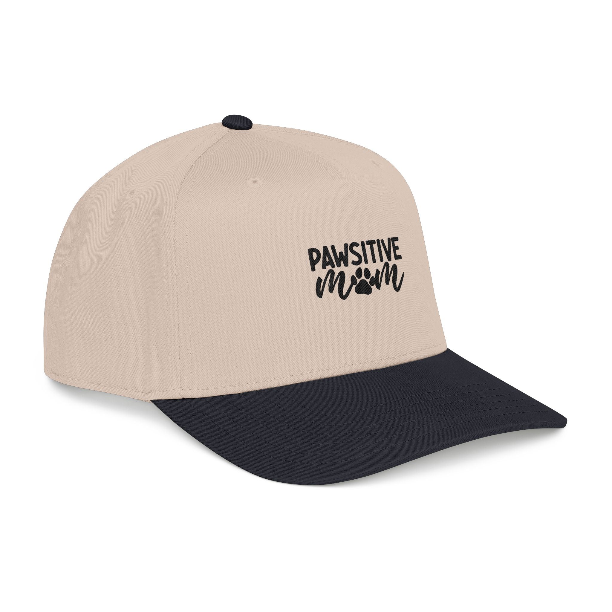 Pawsitive Mom Baseball Cap — Embroidered Dog Mom Hat
