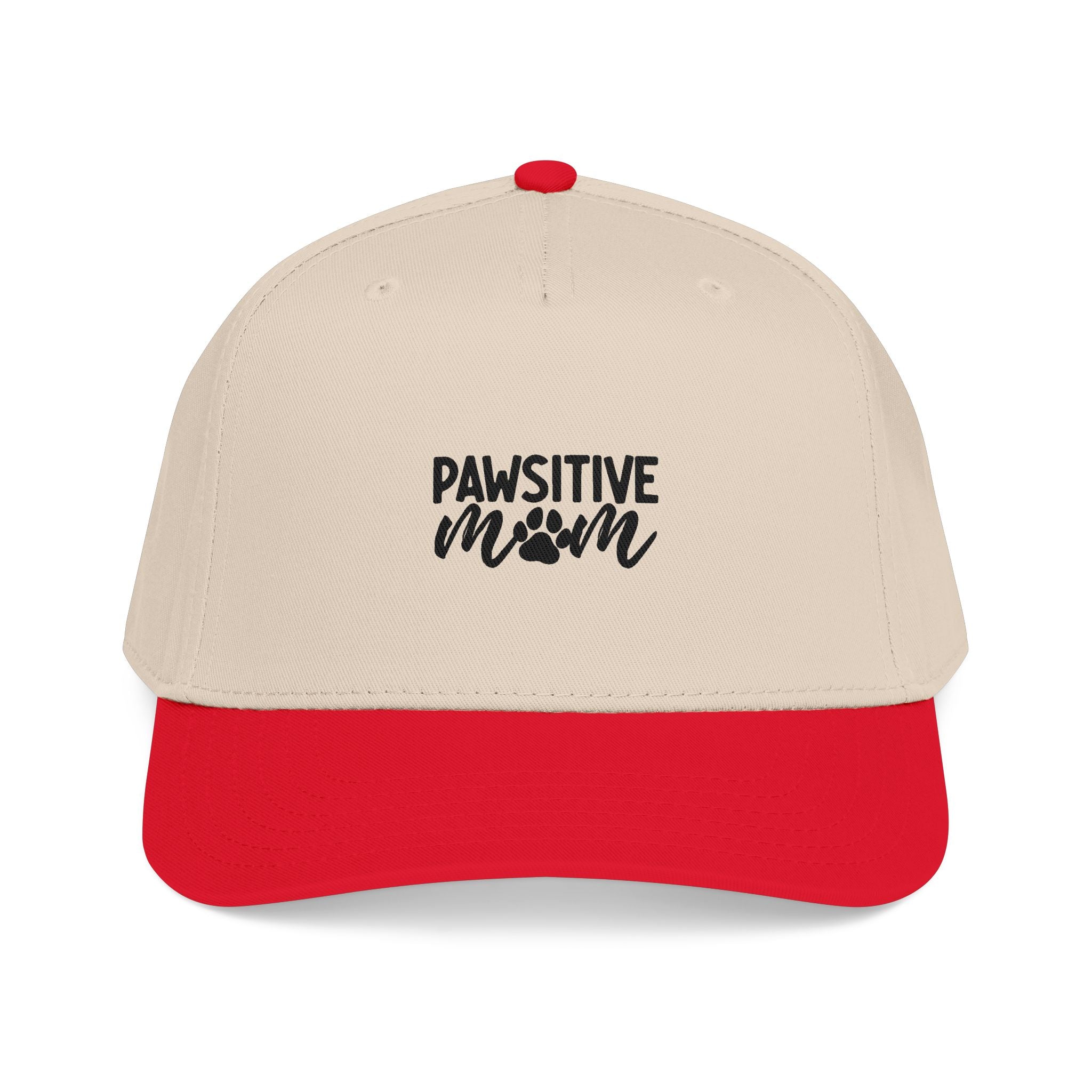 Pawsitive Mom Baseball Cap — Embroidered Dog Mom Hat