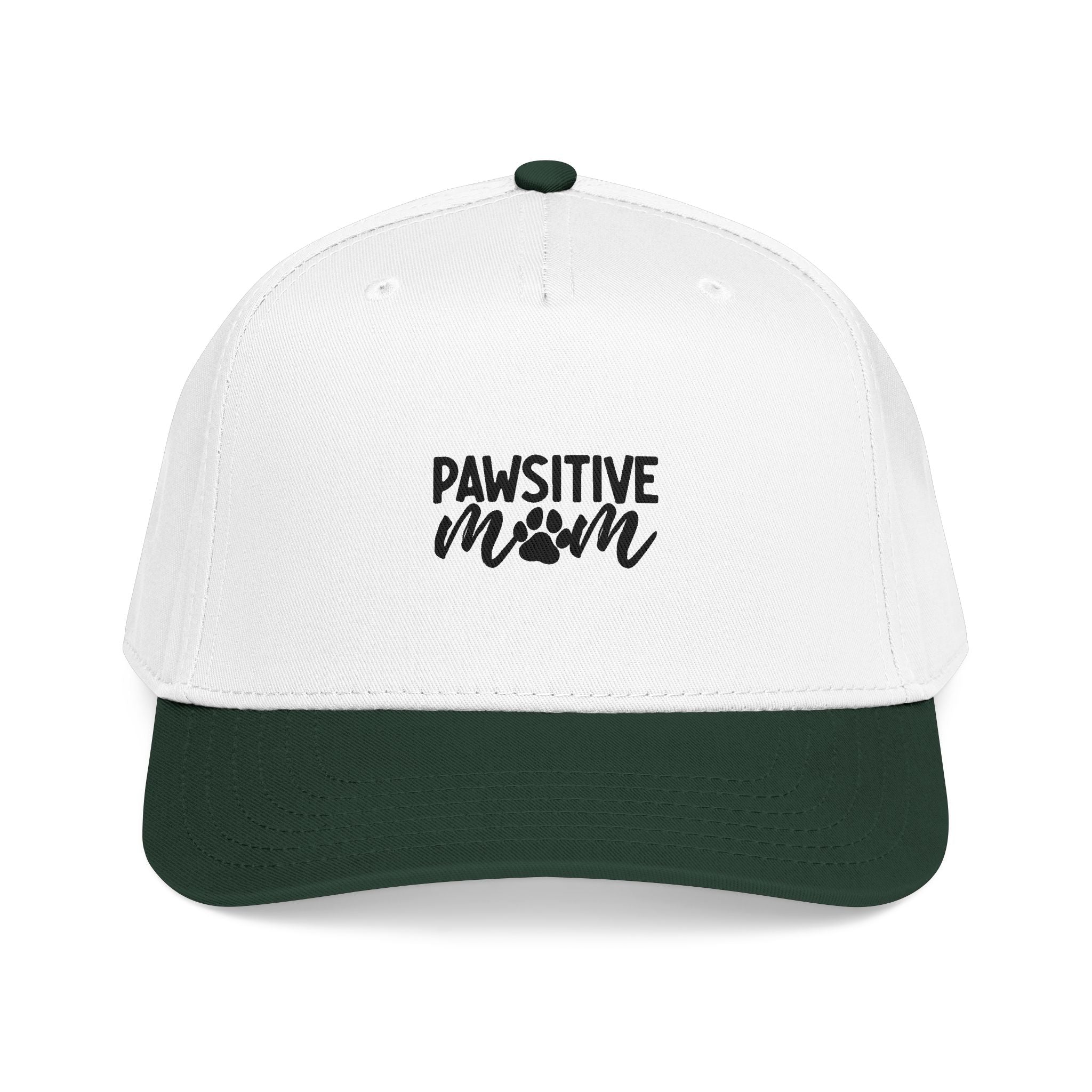 Pawsitive Mom Baseball Cap — Embroidered Dog Mom Hat