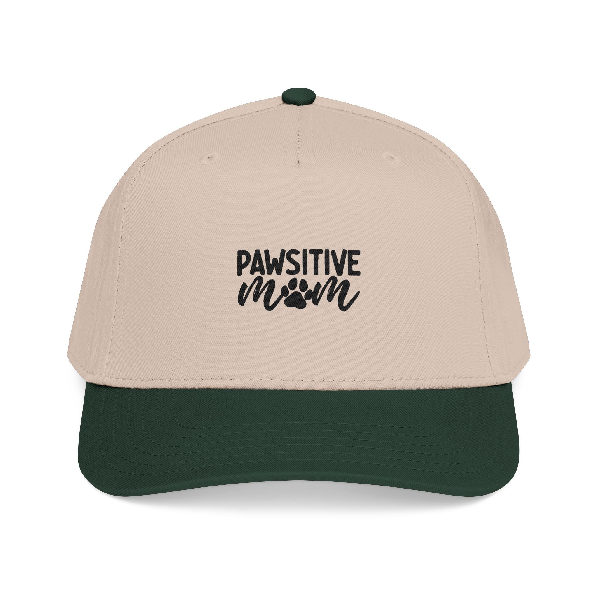 Pawsitive Mom Baseball Cap — Embroidered Dog Mom Hat