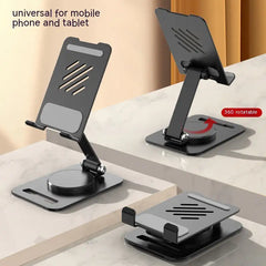 360° Rotating Metal Phone & Tablet Desk Stand