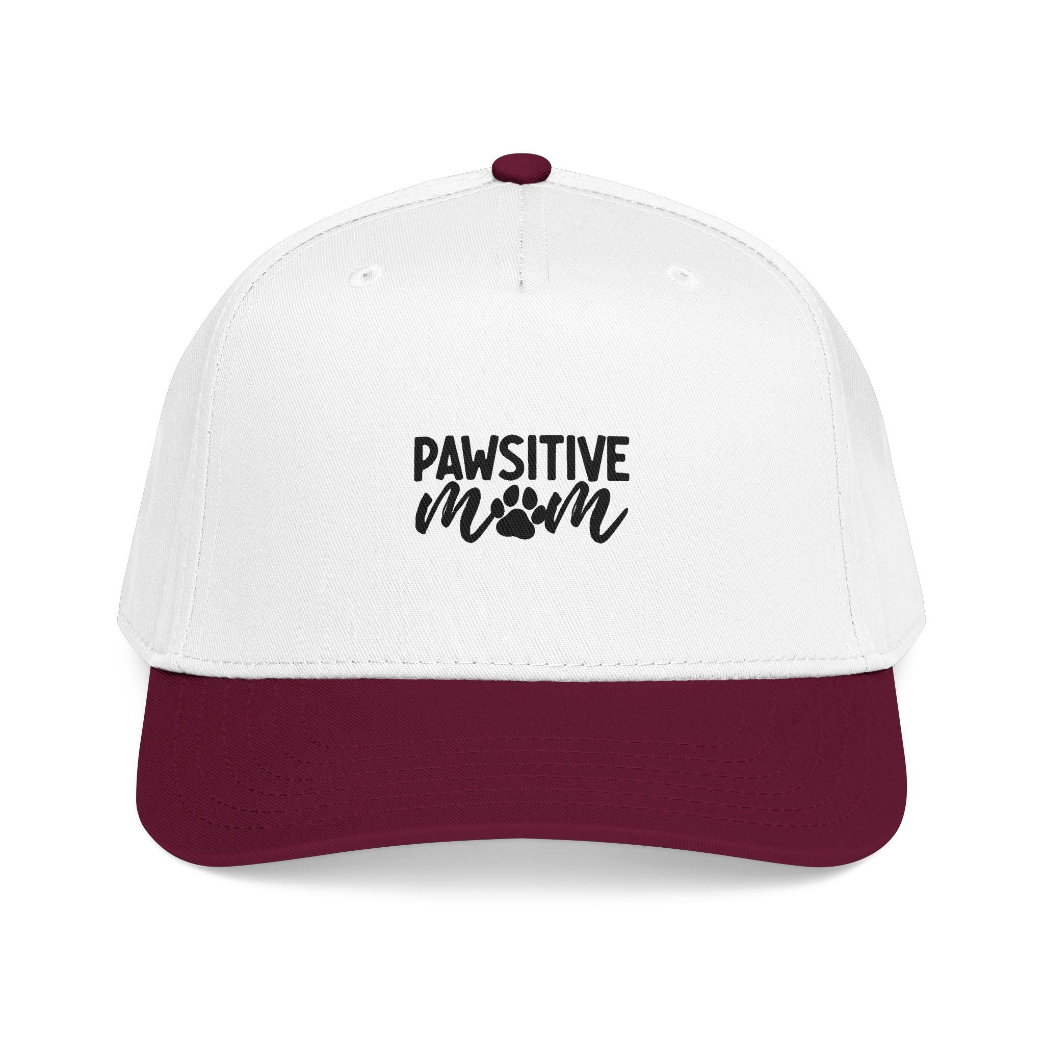 Pawsitive Mom Baseball Cap — Embroidered Dog Mom Hat