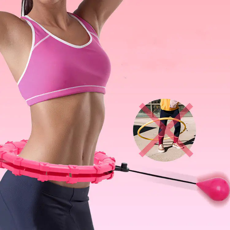 Smart Weighted Fitness Hoop – Adjustable Trainer