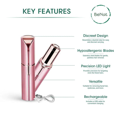 2-Pack Rechargeable Facial & Brow Removers