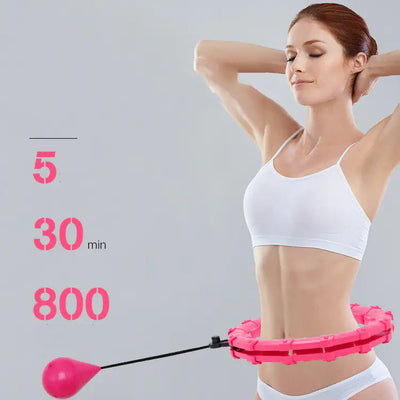 Adjustable Smart Fitness Hoop for Waist Training