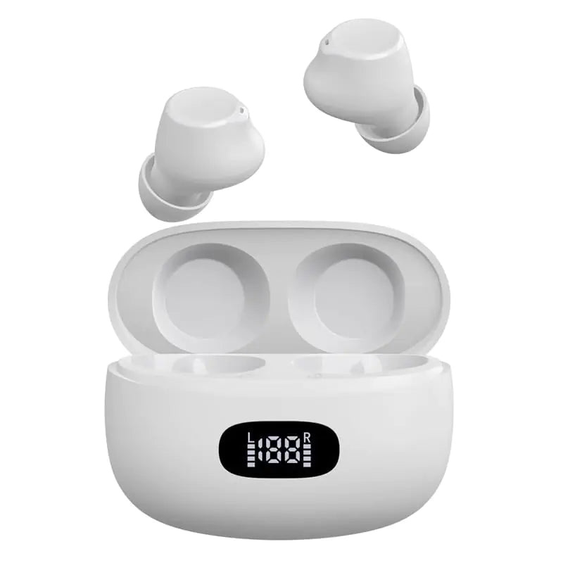 BD&M Wireless Earbuds Bluetooth Headphones TWS Earphones in-Ear Ear Buds Built in Mic Headset Premium Sound with Deep Bass for Workout Gaming Sports Work Running Gym