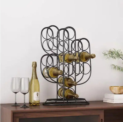Modern Freestanding Wine Rack