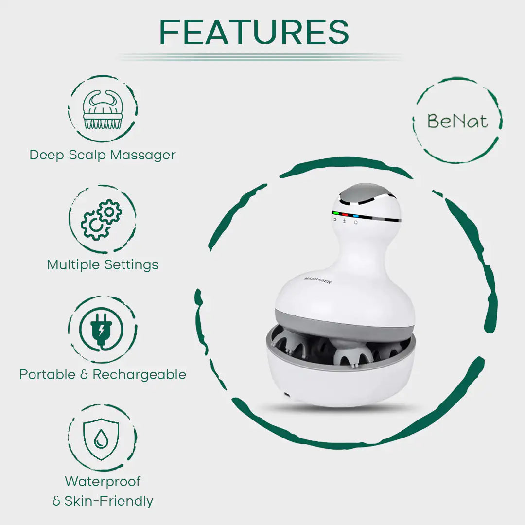Smart Scalp Massager for Hair & Relaxation