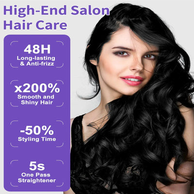 Professional Steam Hair Straightener Iron