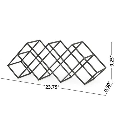 Modern Countertop Wine Rack – 6 Bottle Holder