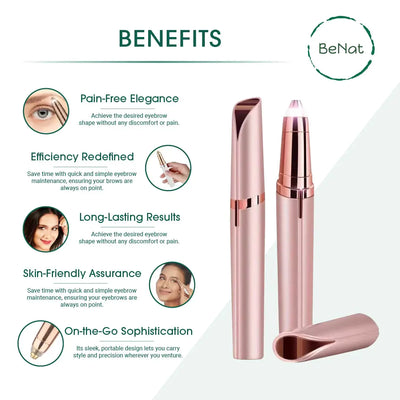 2-Pack Rechargeable Facial & Brow Removers