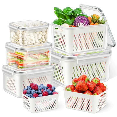 TBMax 10 Pc Fridge Produce Storage Set