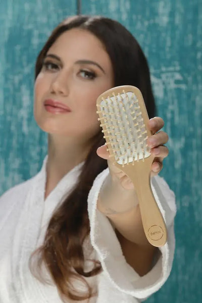 Natural Wooden Hair Detangling Brush