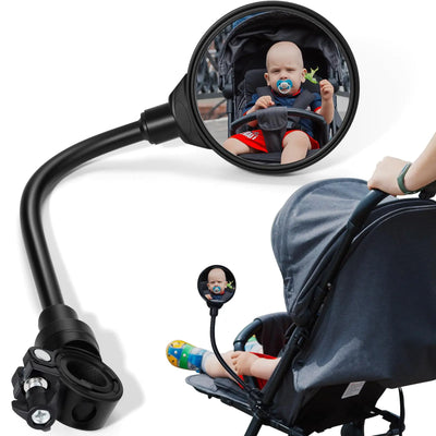 Stroller Rear View Mirror for Baby Monitoring