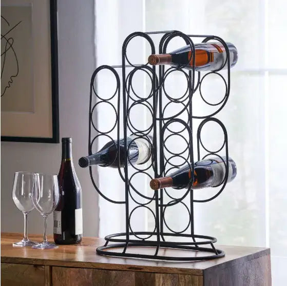 Modern Freestanding Wine Rack