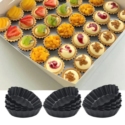 Yamteck 3" Mini Tart Pans – 12 Pack