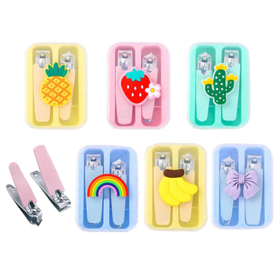 Petunny 6‑Pair Stainless Steel Nail Clippers