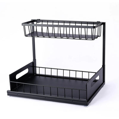 Tidy Tray Under Sink Organizer – Black