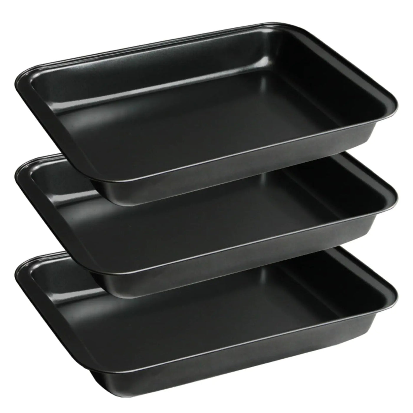 FISDEN 3-Piece Nonstick Cake Pan Set