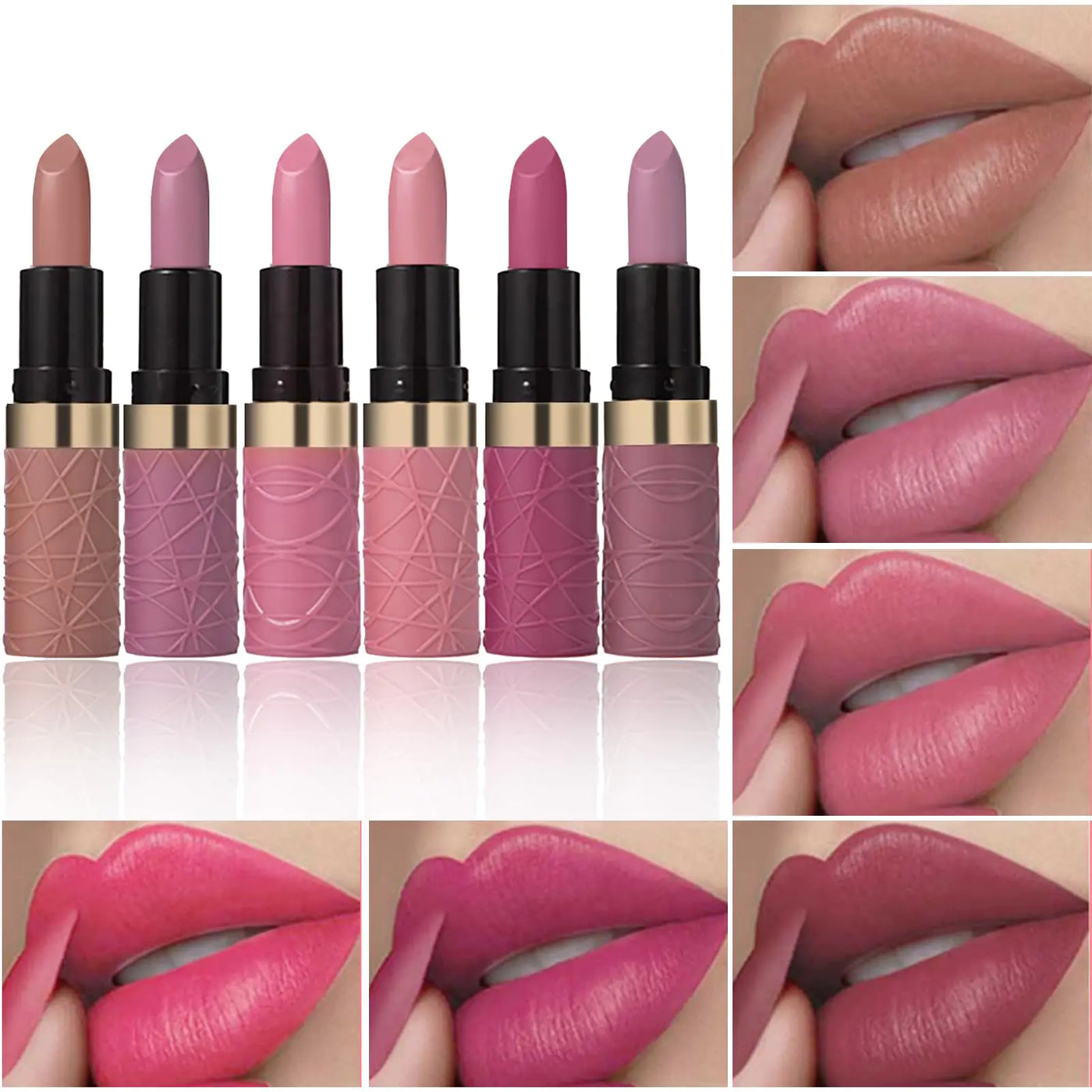 BONNIE CHOICE 6pc Matte Lipstick Set – Set A