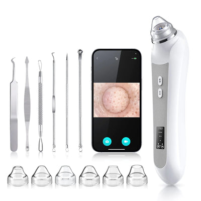 Blackhead Remover Vacuum with Camera (Grey)