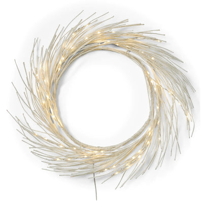 24 Inch LED Paper Wreath Decor