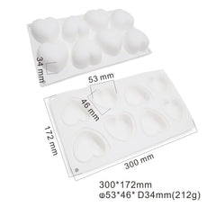 Valentines Day Gift Silicone Cake Mould Baking Appliance Kitchen Supplies