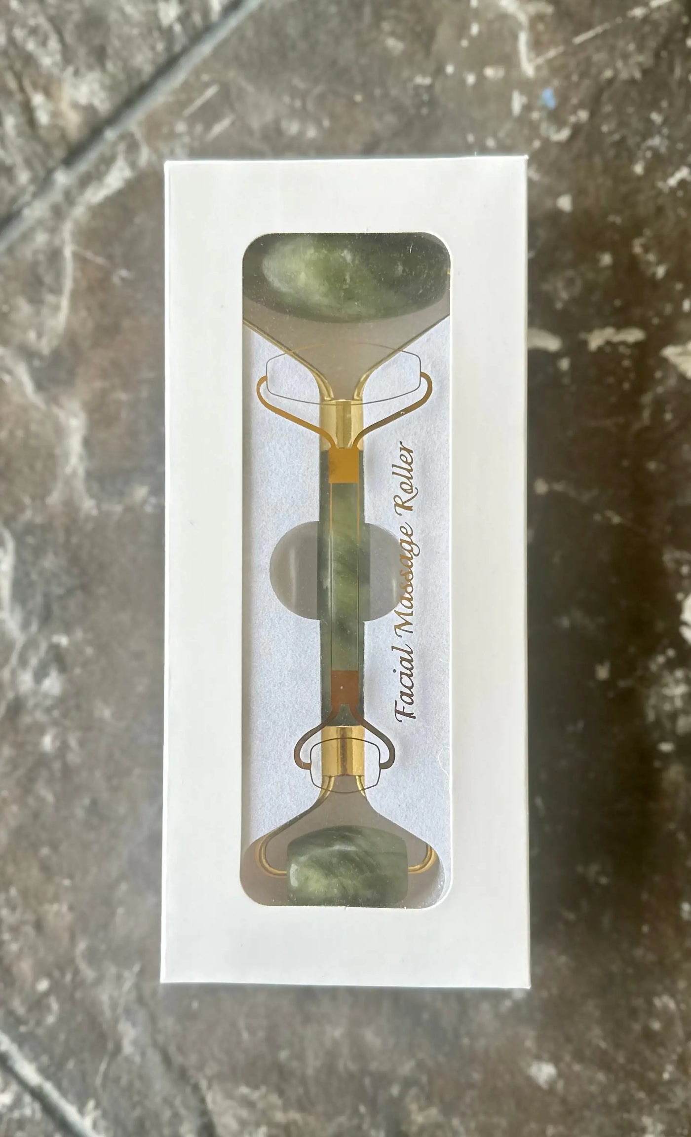 Jade Facial Roller for Skin Massage & Glow