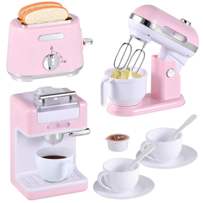 Toy Kitchen Set – Mixer, Toaster & Coffee