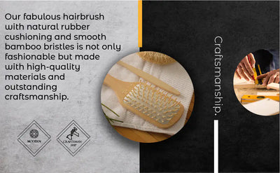 Natural Wooden Hair Detangling Brush