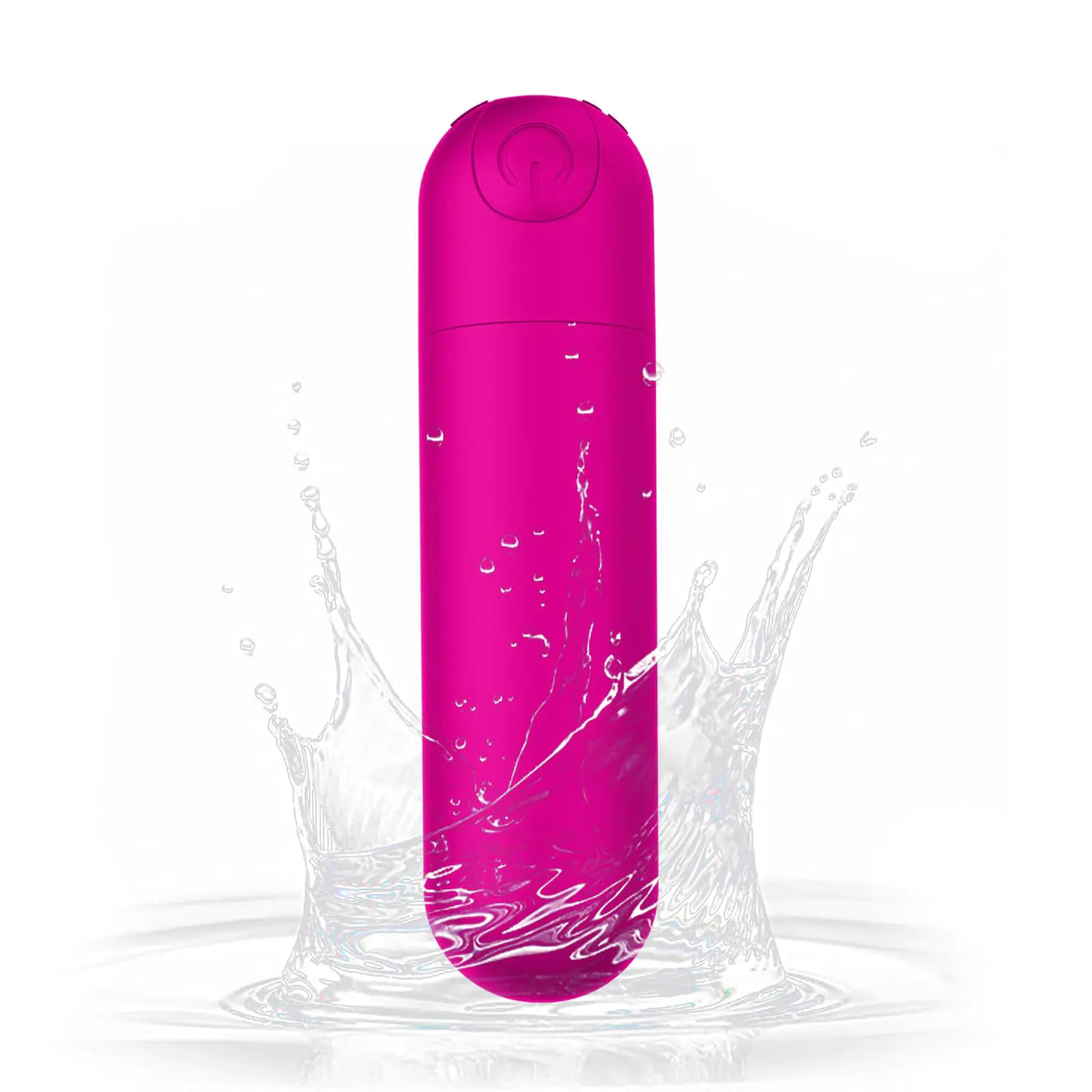 Waterproof 10-Mode Mini Massage Stick (Rose)